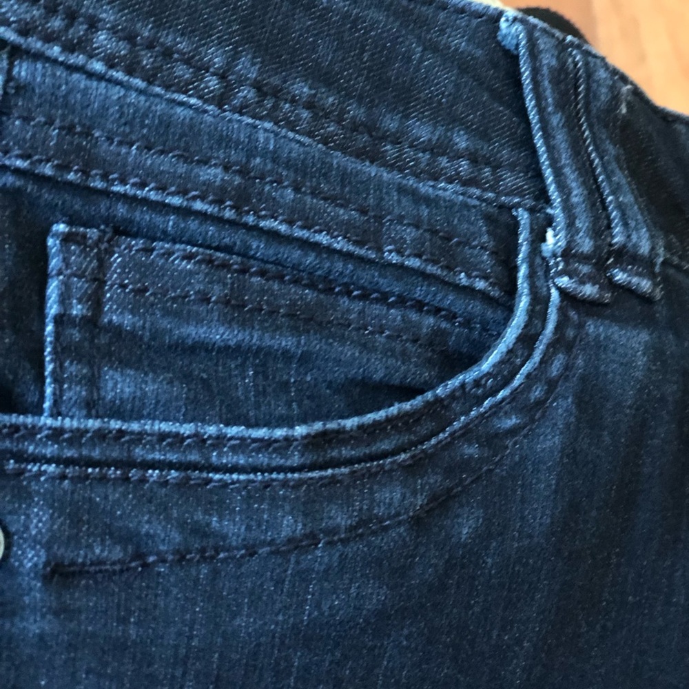 BLUE Democracy Ab Technology Jeans Mid Rise Dark Blue Not Distressed.